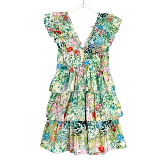 NWT Hunter Bell Pamela Garden Party Floral Dress Sz 2 - Picture 6 of 12